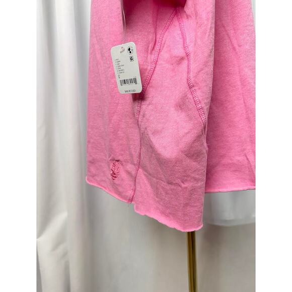 NWT! Free People Women's Slam Dunk Tee Pink Icing Medium - Picture 11 of 12